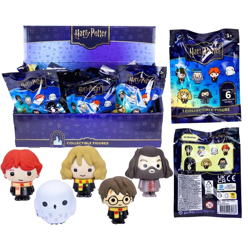 ✨ Mini figurine surprise Harry Potter – Gomme 3D 🪄
