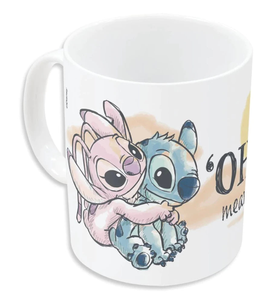 🌺 Tasse Stitch "Ohana means Family" – Disney
