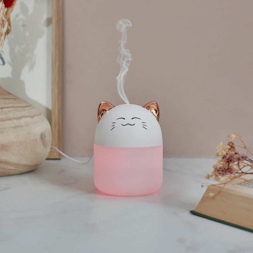 đ Diffuseur dâHuiles Essentielles LED - Chat Kawaii đ