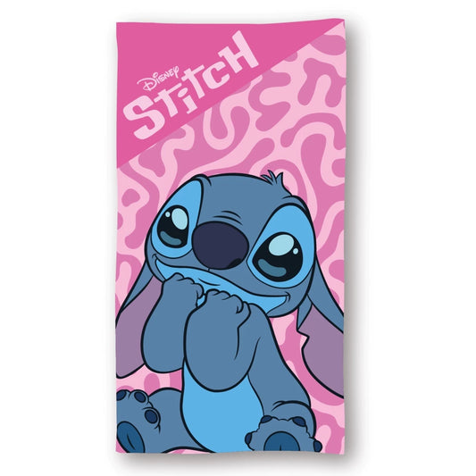 🌀 Serviette de Plage Officielle Disney Stitch – 70 x 140 cm