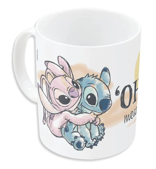 🌺 Tasse Stitch "Ohana means Family" – Disney