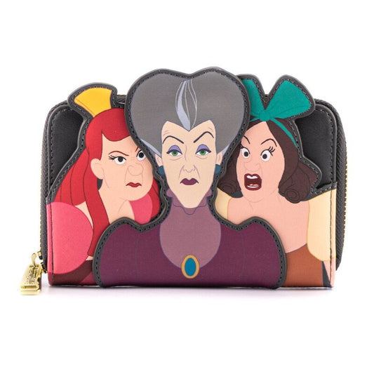 ✨ Portefeuille Disney Loungefly - Méchantes Belle-Mère & Sœurs (Cendrillon) ✨