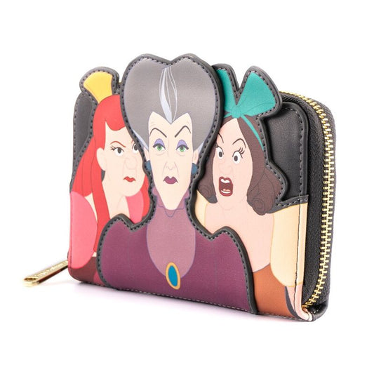 ✨ Portefeuille Disney Loungefly - Méchantes Belle-Mère & Sœurs (Cendrillon) ✨